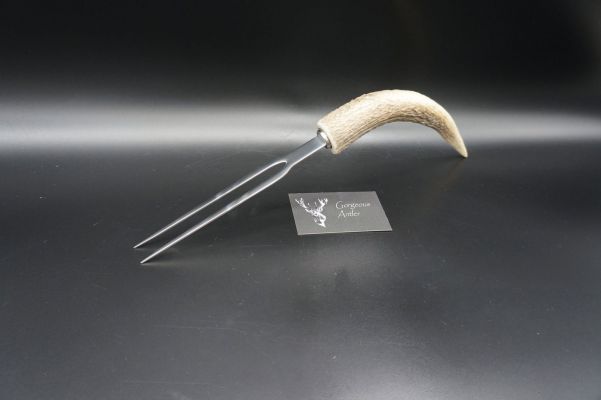 Antler deer serving fork